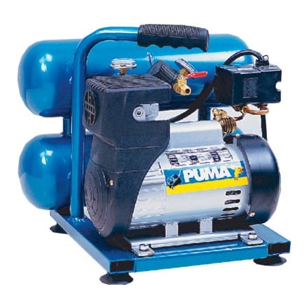 Puma Puma LA5721, Portable Electric Air Compressor, 1 HP, 2 Gallon, Twin Stack, 2.2 CFM LA5721